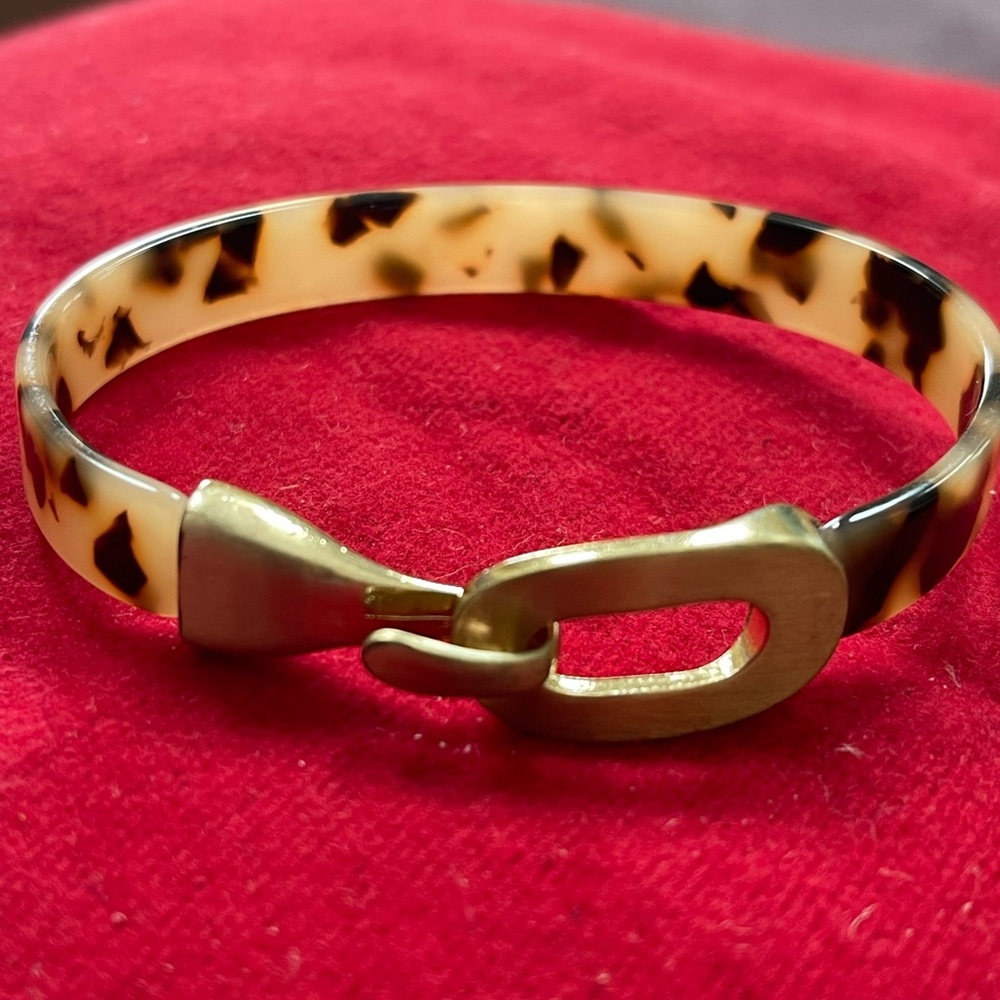 Tortoise Bracelet with Gold Accent